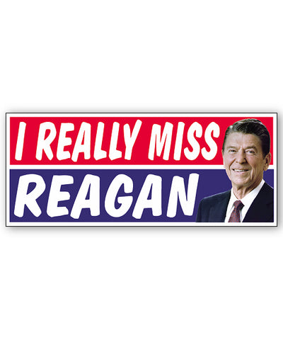 Really Miss Reagan Bumpersticker Car Magnet