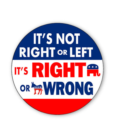 Right or Wrong Button Magnet