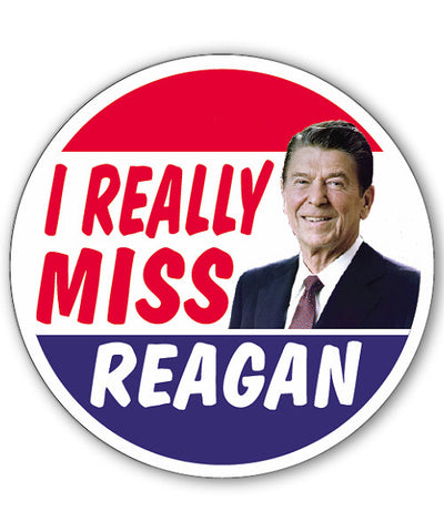 Really Miss Reagan Button Magnet