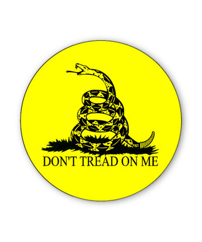 Don't Tread on Me Button Magnet