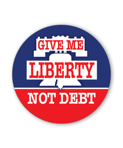 Give Me Liberty Button Magnet