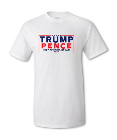 Trump Pence White Campaign Tee