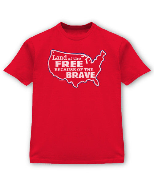 Land of the Free Red Tee
